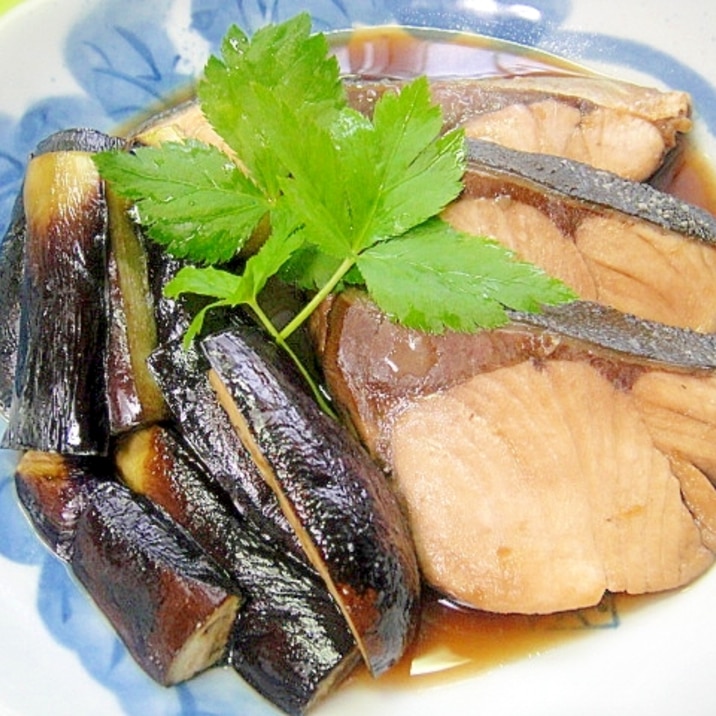 鰤と茄子の煮物